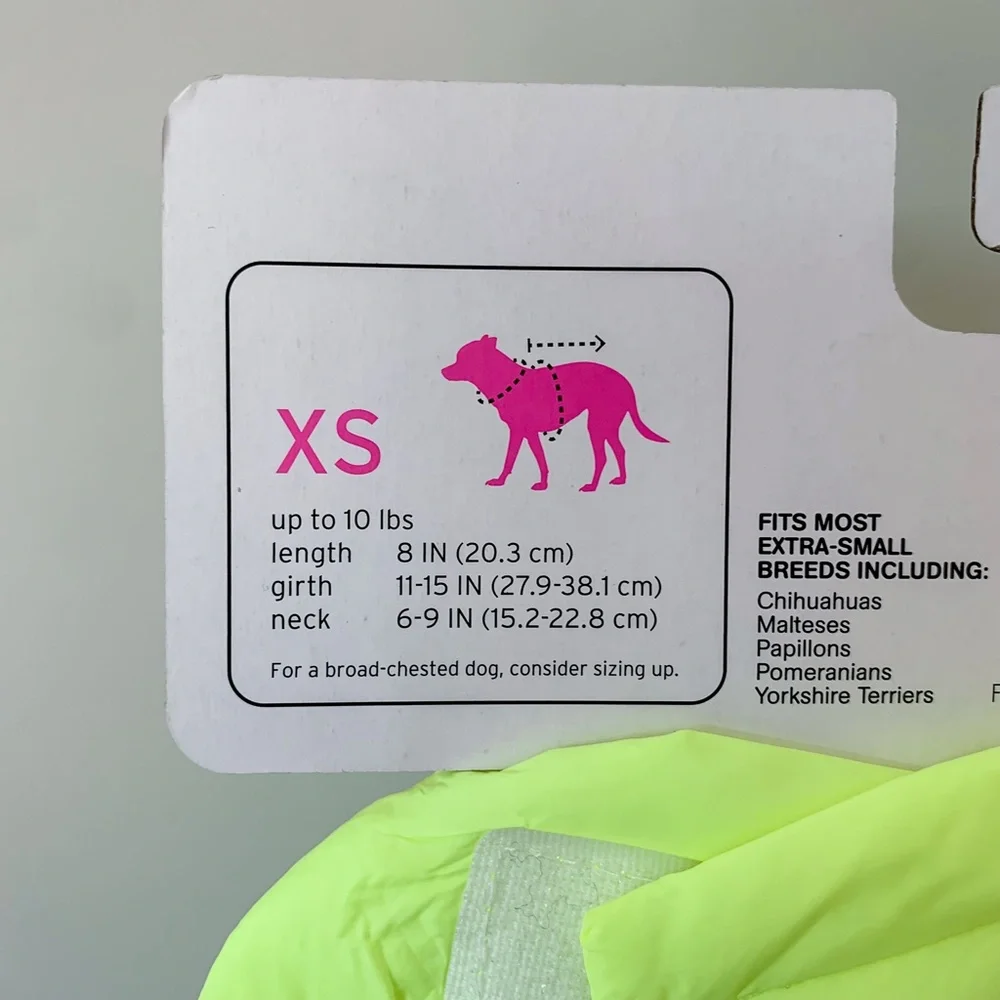 Boots & Barkley Yellow Neon Puffer Jacket Vest